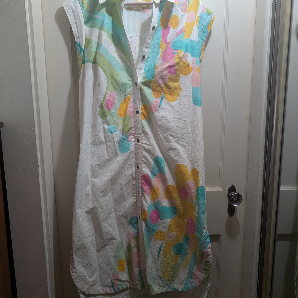 Maeve by Anthropologie Pastel Floral Shirt